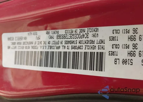 2014 Dodge Journey R/T z USA, uszkodzony, nr VIN 3C4PDCEG2ET289368